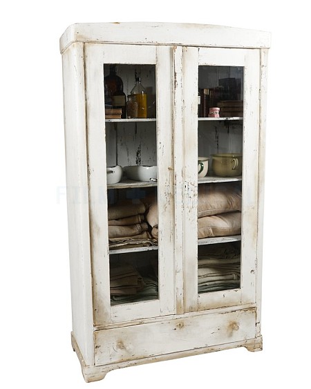 Wooden Distressed Cabinet